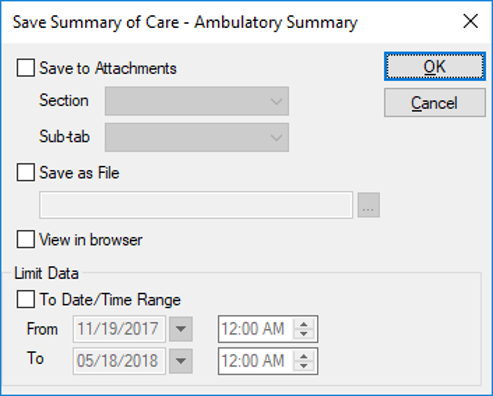 Summary of Care Files