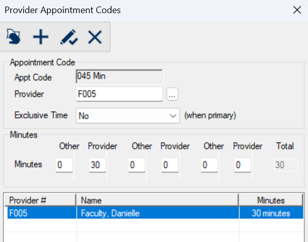 Provider Activation Code Appt. Codes