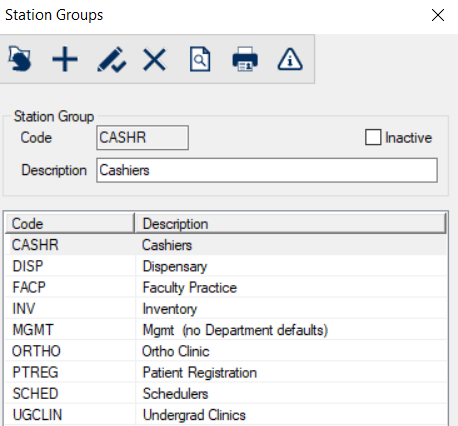 Station Groups